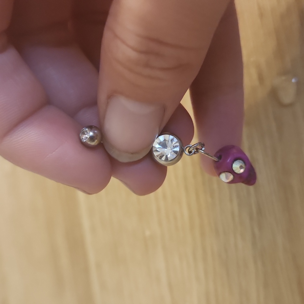 Skull Candy Belly Button Ring